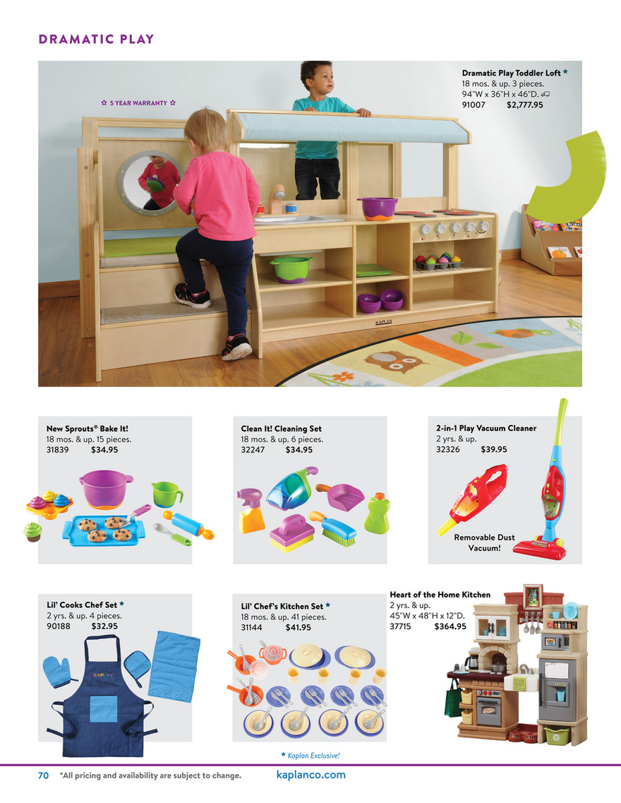 Kaplan Early Learning Company - 2024 ITT Catalog - Dramatic Play Kaplan Early Learning Company - 2024 ITT Catalog - Dramatic Play