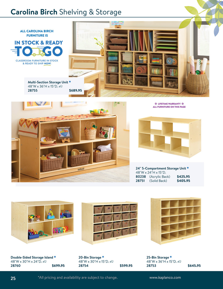Kaplan Early Learning Company - 2024 Furniture Mini - Carolina