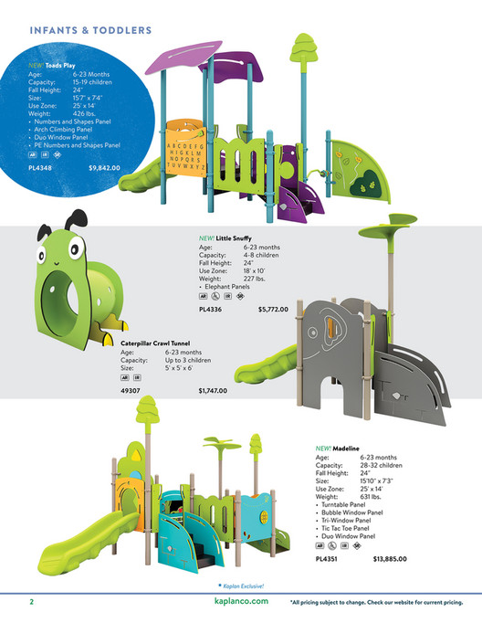 Kaplan Early Learning Company 2024 Playground Catalog Page 45
