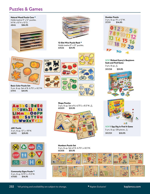 Kaplan Early Learning Company - 2025 ECE Catalog - Page 234-235