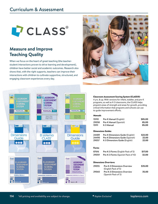 CLASS® Manual - PreK - Spanish