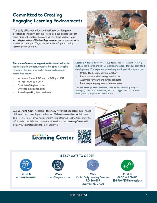 Kaplan Early Learning Company - 2025 ITT Catalog - Page 1