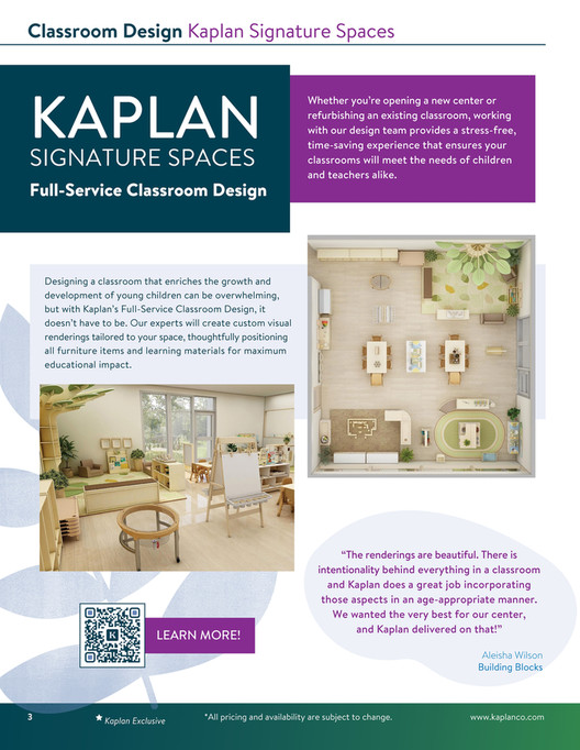 Kaplan Early Learning Company - 2026 Furniture Mini Catalog - Page 1